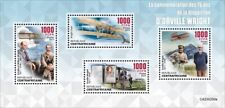 Orville Wright Brothers Planes Aviation MNH Stamps 2023 Central African M/S