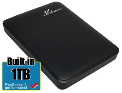 Avolusion 1TB USB 3.0 (PS4 Pre-Formatted) External PS4 Hard Drive (Slim & Pro) - Image 1 of 4