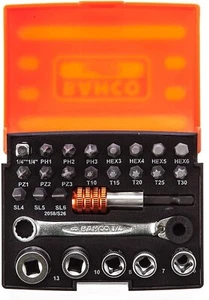 BAHCO  MINI BIT RATCHET SET 26PCS 2058/S26 - Picture 1 of 2