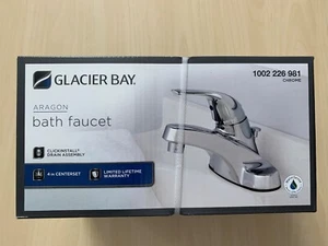 Glacier Bay Aragon 4 in Centerset Bathroom Faucet Chrome 1002 226 981 - Picture 1 of 3