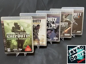Lot 5 PS3 Call of Duty Modern Advanced Warfare Ghosts Black Ops Ⅰ Ⅱ set Japan JP - Picture 1 of 12