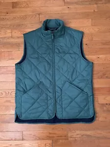 NWT $128 J.Crew Men’s Lightweight Quilted Walker Vest University Green Size: L - Picture 1 of 9