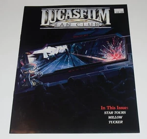 LUCASFILM FAN CLUB #2 Winter 1988 Star Wars, Willow, Tucker Nice Shape CB1 - Picture 1 of 2