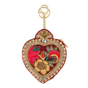Mary Frances Hand-Beaded Multi-Functional Coin Purse-Love and Passion-NWT - Picture 1 of 5