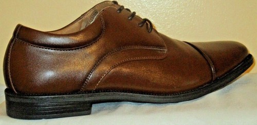 JORDAN MEN'S NUN BUSH COMFORT GEL OXFORDS DRESS LEATHER LACE UP SHOES SIZE 8