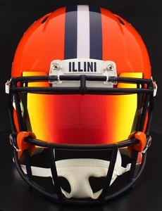 ILLINOIS FIGHTING ILLINI NCAA Riddell Speed Full Size AUTHENTIC Football Helmet - Picture 1 of 7