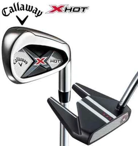 Callaway X HOT Iron Set 8 Clubs 6-Pw Aw Sw PT 34in Steel Shaft Stiff Flex Set - Picture 1 of 3