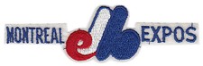 1977-78 MONTREAL EXPOS MLB BASEBALL VINTAGE 6.5" SPORTSTRIPE DEFUNCT TEAM PATCH