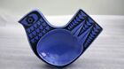 Vintage Hornsea Pottery John Clappison BLUE Bird Ashtray Dish 1960s