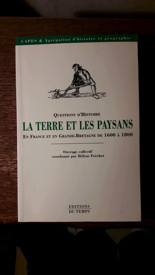 La terre et les paysans en France et grande Bretagne XVI-XVIII ème  - Photo 1/1