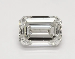 Lab Grown 1.00 Ct EMERALD Cut IGI Certified CVD Diamond G Color VS2 Clarity - Picture 1 of 4