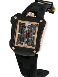 NEW INVICTA S1 41661 JM CORREA LIMITED AUTOMATIC WATCH BLACK SKELETON DIAL 48MM - Picture 1 of 23