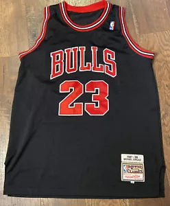 MICHAEL JORDAN MITCHELL&NESS HARDWOOD CLASSIC CHICAGO BULLS 97-98 Sz 50 - Picture 1 of 9