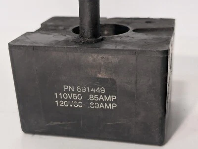 Vickers Eaton 691449 Solenoid Coil, 110V50Hz 0.85A; 120V60Hz as pictured - Image 1 of 4