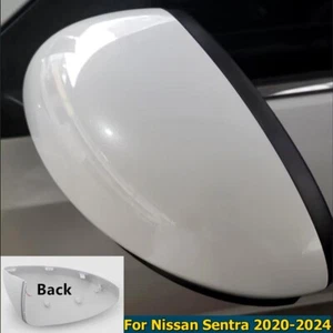 Cubierta de espejo lateral blanca para pasajero derecho Nissan Sentra 2020-2024 - Imagen 1 de 3