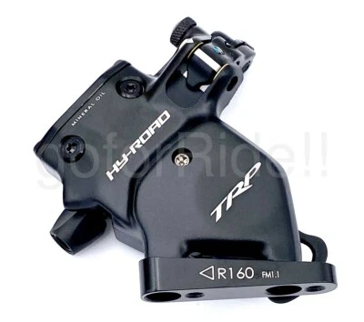 Pinza de freno de disco hidráulica TRP HYRD Road trasera 160 mm HD-C711 negra - montaje plano Foto 1 de 4