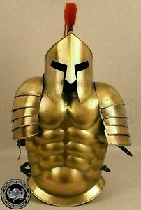 Giacca antica replica muscolare armatura / casco spartano regalo di Halloween medievale - Foto 1 di 9