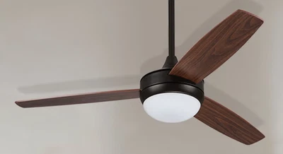 Harbor Breeze Mac II 52-in Matte Black Color-Changing Ceiling Fan W/Light Remote - Image 1 of 2