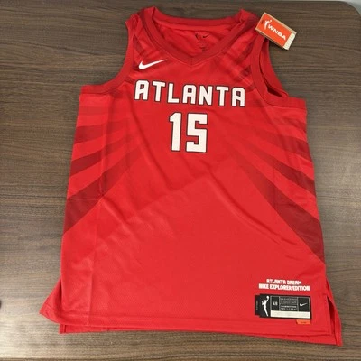 Nike Tiffany Hayes Atlanta Dream #15 Red Explorer WNBA Victory Jersey Sz 48 L - Image 1 of 4