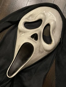 👻Rara maschera urlo Ghostface anni 90 vintage Easter Unlimited Inc batteria illuminata👻 - Foto 1 di 9