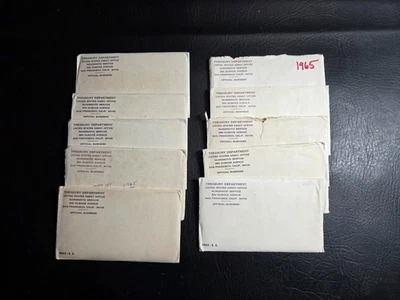 Lot of Ten 1965 Special Mint Sets in Original Envelopes - Image 1 of 4