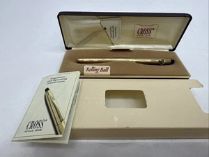 RARE VTG 89’s 7 ALPA Pilots Association 10k Gold Filled Cross Pen In Case - Picture 1 of 7