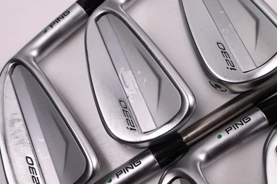 Ping i230 Irons / 5-PW / Green Dot / Regular Flex UST Recoil ES 780 Shafts - Image 1 of 4