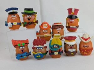 1988 McDonald's Happy Meal McNugget Buddies Complete Set of 10 Nuggets Used - Picture 1 of 13