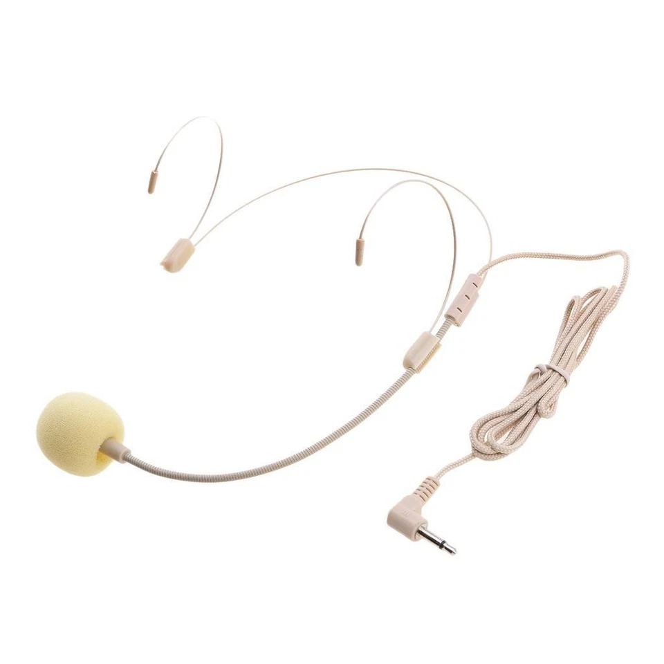 3Pin  XLR 3.5mm  Headset  Earhook Unidirectional Microphone MIC - image 1 of 1