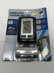 The Weather Channel 9245 Wireless Thermometer w/ Clock La Crosse Technology NEW - Picture 1 of 6