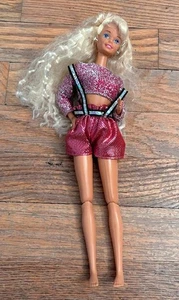 Mattel Barbie Doll 1994 Dance Moves Blonde Crimped Barbie 13083 - VINTAGE 90's - Picture 1 of 1