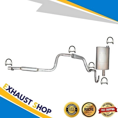 Resonador delantero + silenciador trasero para Oldsmobile LSS 1996-1999 3,8 L aspiración natural Foto 1 de 4