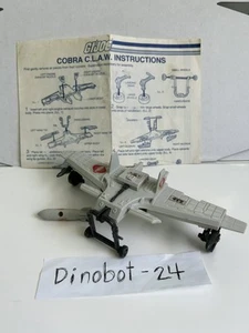 Vintage GI Joe ARAH Cobra CLAW 1984 100% Complete Blueprint - Picture 1 of 5