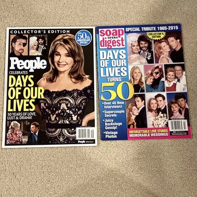 Lot 2 ~ DAYS OF OUR LIVES ~ Soap Opera Digest & People Celebrate Magazines - Image 1 of 4