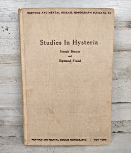 Studies in Hysteria by Joseph Breuer & Sigmund Freud Hardcover 4th Print 1950 - Picture 1 of 9