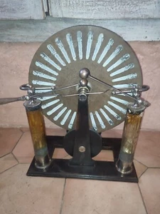Générateur d'électricité statique machine Wimshurst c.1900 Electrogenique Paris - Imagen 1 de 18