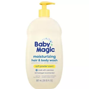 Baby Magic feuchtigkeitsspendendes Haar- & Duschgel, tränenfrei, Ringelblume & Kokosnuss, 30 fl. Oz. - Bild 1 von 6