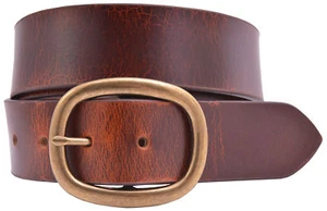 1,5" Herren Vollnarben Büffelleder Gürtel, Freizeitgürtel eleganter Gürtel, Hergestellt in den USA - Bild 1 von 27