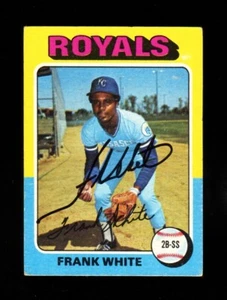 1975 TOPPS FRANK WHITE #569 ROYALS SIGNED AUTOGRAPH VINTAGE - Picture 1 of 1