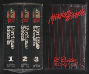 L. RON HUBBARD: MISSION EARTH 1-2-3, neu & versiegelt 3 PB Set - B. Dalton Buchhändler - Bild 1 von 1