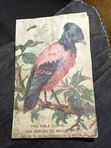 Tarjeta comercial G. V. S. Quackenbush & Co - Mantel fino. X101 - Imagen 1 de 2