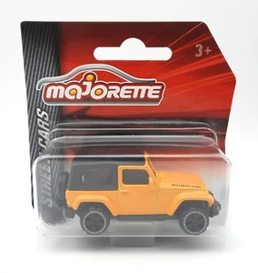 Majorette Street Cars Jeep Wrangler Rubicon yellow. DieCast 1/60. Blister - Picture 1 of 1