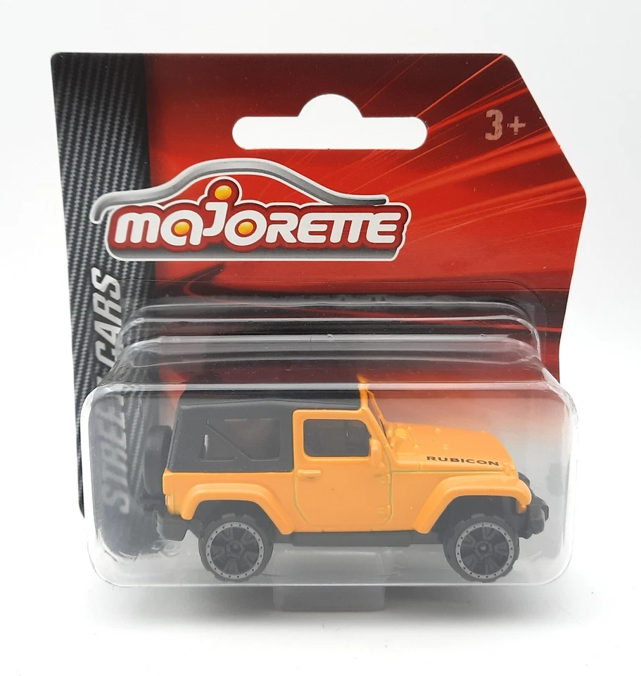 Majorette Street Cars Jeep Wrangler Rubicon yellow. DieCast 1/60. Blister - Image 1 of 1