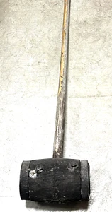 Large Antique Wood & Wrought Iron Mallet Sledge Hammer Circus Strong Man 42” (EY - Picture 1 of 10