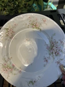 Theodore Haviland Dinner Plate,Limoges Schleiger Floral9 3/4" Embossed Mint 12 - Picture 1 of 10