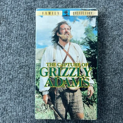 NEW Sealed The Capture of Grizzly Adams (VHS, 1982) - DAN HAGGERTY Rare - Image 1 of 3
