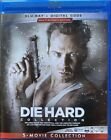 Die Hard Collection (5 Movies) (Blu-ray) No Slip - NEW! Ships FREE