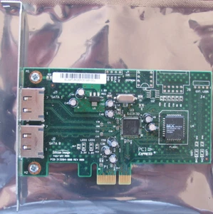 Tarjeta Silcon Express 2 puertos SATA PCI Express Apple Macintosh de colección - Imagen 1 de 3