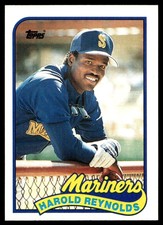 1989 Topps Harold Reynolds Seattle Mariners #580
