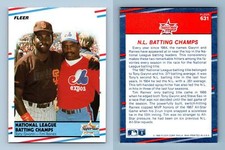 Tony Gwynn & Tim Raines #631 Fleer 1988 Baseball Superstar Specials Card